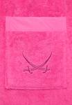 Damen Sarong mit Tasche Pink - Naturfaser - 145 x 145 x 80 cm