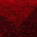 Tapis shaggy BORDURE Rouge - 160 x 230 cm