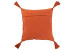 Kissen Quasten Orange - Textil - 45 x 3 x 45 cm