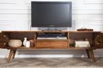 TV-Board MYSTIC LIVING Holz braun 140cm
