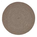 Geflochtener handgewebter Teppich Beige - 150 x 150 cm