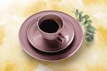Kaffeeservice Beat Color Glaze 18-teilig Rosé