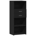 Highboard DE8957 Schwarz - Holzwerkstoff - 43 x 124 x 50 cm