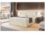 Boxspringbett Drago Beige - Breite: 140 cm - H3