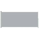 Seitenmarkise 313419 Grau - Metall - Textil - 500 x 200 x 1 cm