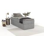 Boxspringbett Aster Grau - Breite: 100 cm - H3