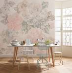 Fototapete Gardenia 611197 Pink - Naturfaser - Textil - 250 x 250 x 250 cm