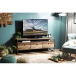 Meuble TV 3 tiroirs en teck recyclé Marron - Bois massif - 40 x 55 x 150 cm