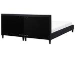 Lit double avec LED FITOU Noir - Largeur : 190 cm