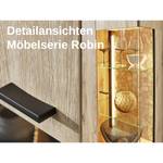 Vitrine Robin 2 Braun - Holzwerkstoff - 80 x 144 x 40 cm