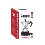 Cafetière italienne Moka électrique 2 ta Argenté - Métal - 12 x 19 x 13 cm