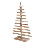 Sapin de Noel décoratif H77 Marron - Bois/Imitation - En partie en bois massif - 82 x 130 x 82 cm