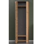 Kleiderschrank Follow Braun - Holz teilmassiv - 35 x 199 x 62 cm