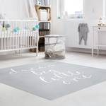 Holzwand grau - Dream big Vinyl-Teppich - Holzwand grau - Dream big - Quadrat 1:1 - 40 x 40 cm