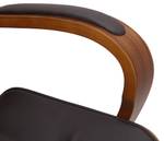 Chaise de bureau Yankton Marron - Imitation noyer