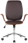 Chaise de bureau Burbank Marron