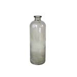 Bodenvase Bottle - Glas - 11x33 cm Grau - Glas - 11 x 33 x 11 cm