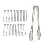 Zuckerzange 16er Set Silber - Metall - 6 x 12 x 2 cm