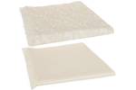 Tischdecke WHT YLW (2er Set) Beige - Textil - 134 x 1 x 273 cm