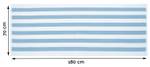 Saunatuch 00000299 2er-Set Blau - Textil - 70 x 1 x 180 cm