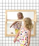 Kiefernholz aus Montessori-Spiegel