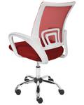 Chaise de bureau SOLID Rouge - Argenté - Blanc