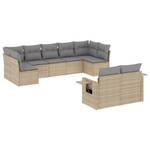 Gartensitzgruppe K1163(9-tlg) Beige - Grau