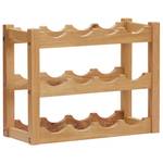 Weinregal 3002954 Braun - Massivholz - Holzart/Dekor - 47 x 36 x 21 cm