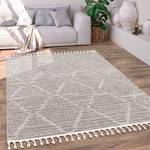 Kurzflorteppich Auckland 291 Grau - Textil - 120 x 120 cm