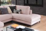 Sofa CARA Wohnlandschaft U-Form Cord Pink