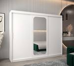 Armoire à portes coulissantes promo t2 Blanc - Largeur : 250 cm - 3 portes