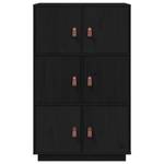 Highboard DE2929 Schwarz - Massivholz - 40 x 109 x 67 cm