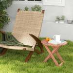 Gartentisch TI93738DE Braun - Holzwerkstoff - 46 x 45 x 46 cm