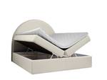 Boxspringbett Half Moon Beige - Breite: 160 cm