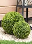 Kunstpflanze Teepflanzenkugel Grün - Kunststoff - 37 x 37 x 37 cm