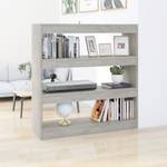 Bücherregal DE925 Grau - Textil - 30 x 103 x 100 cm