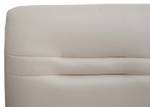 Sitzbank H70 Silber - Weiß - Textil - 160 x 90 x 58 cm