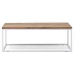 Table basse Icub U.  60x120x43 cm. Blanc Blanc - Bois massif - Bois/Imitation - 120 x 42 x 60 cm