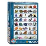 Puzzle Mineralien der Welt 1000 Teile Papier - 26 x 6 x 36 cm