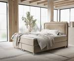 Boxspringbett Salvi Beige - Breite: 200 cm