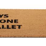 Tapis coco «Keys Phone Wallet» Noir - Marron - Fibres naturelles - Matière plastique - 60 x 2 x 40 cm