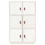 Highboard DE8723 Weiß - Massivholz - 40 x 109 x 67 cm