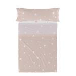 Little star Bettlaken-set Pink - Textil - 1 x 160 x 270 cm