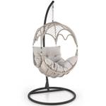 Hängesessel LORETO Grau - Rattan - 202 x 69 x 85 cm