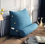 Coussin cunéiforme - traversin réglable Bleu