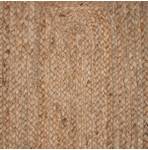 Geflochtener Teppich aus Jute Beige - Naturfaser - 60 x 90 cm