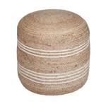 Pouf Roanne Beige Beige - Fibres naturelles - 45 x 45 x 45 cm