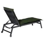 Coussin de chaise longue Vert - Textile - 60 x 7 x 200 cm