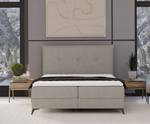 Boxspringbett Menzzo Taupe - Breite: 140 cm