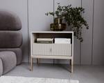 Nachttisch MAGGIORE NS54 1D Beige - Gold